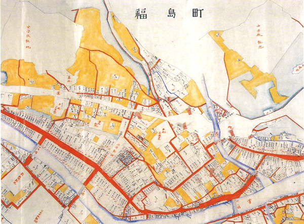 福島町の土地賃貸価格調査図の写真