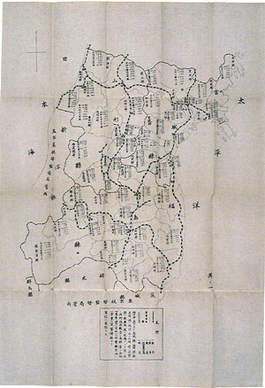 仙台税務監督局管内の土地賃貸価格図の写真