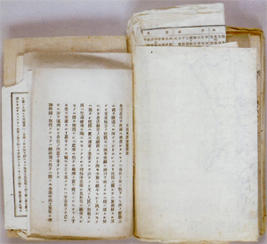 大蔵大臣演説筆記(「参考書類」)の写真