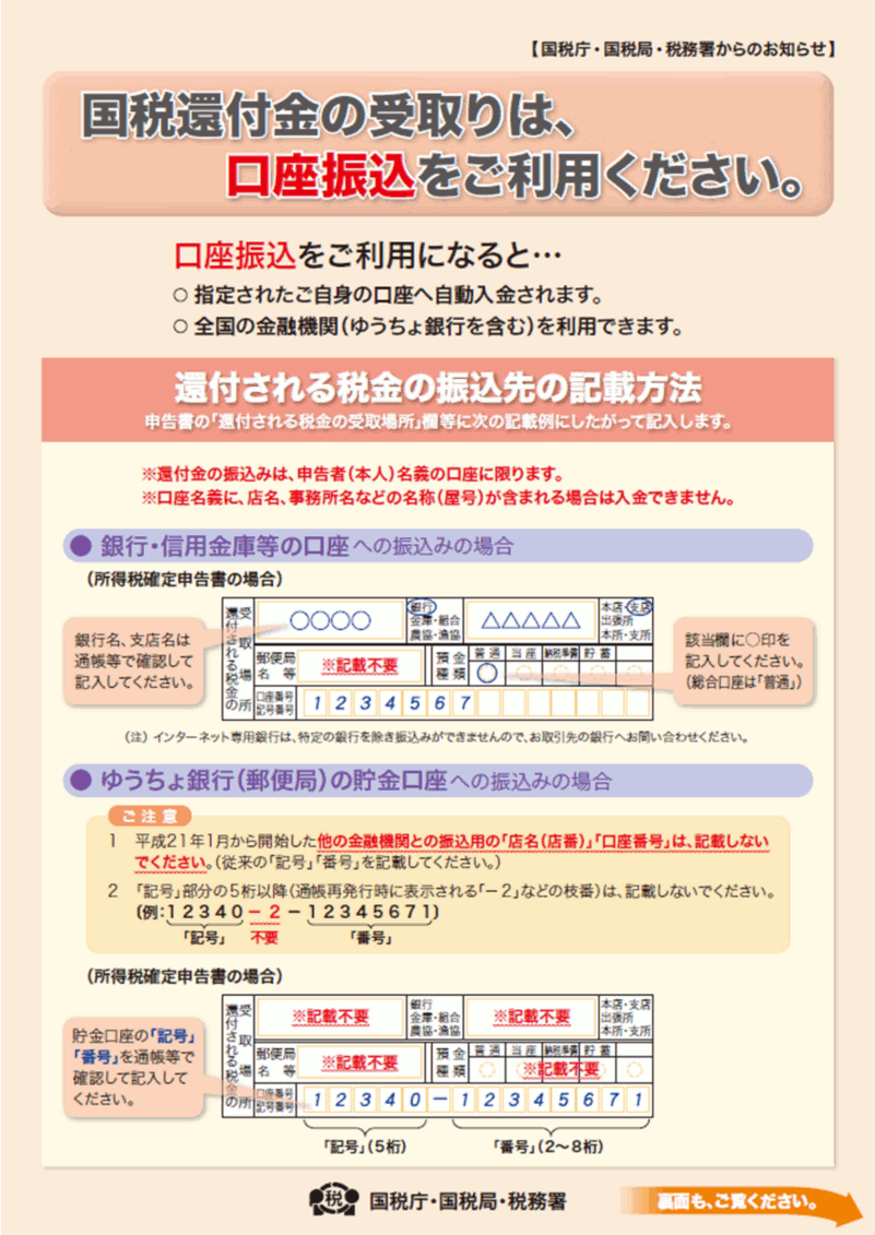 還付 と 国税 は 金 確定申告（還付申告）の還付金とは？仕組みや受け取り方を分かりやすく！