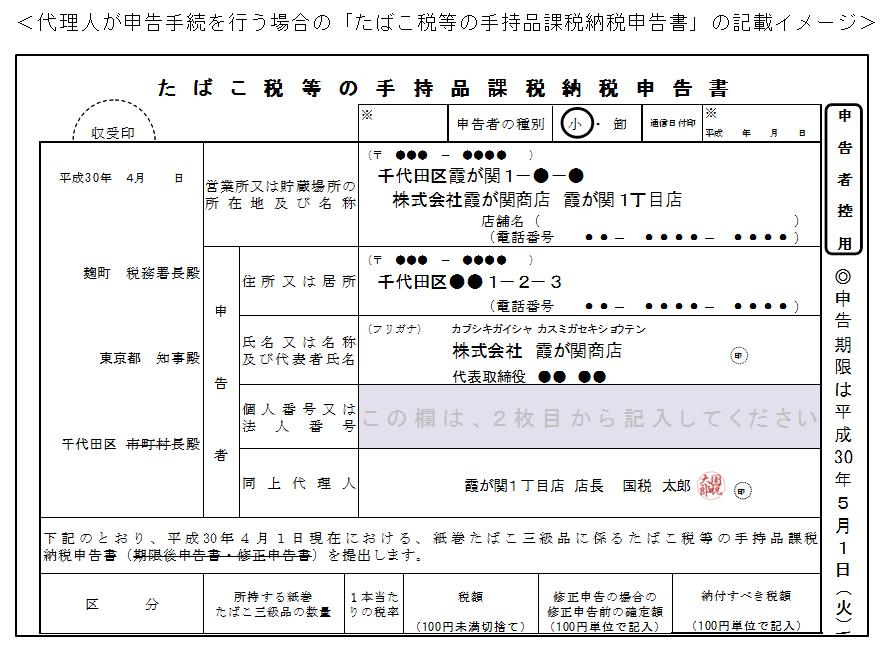 確定 申告 代理