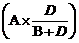 AxB/B+D