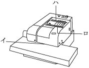 ピツニー・ボウズ計器五五一一型（電動式）の図