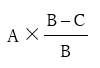 `~(a-b)/a