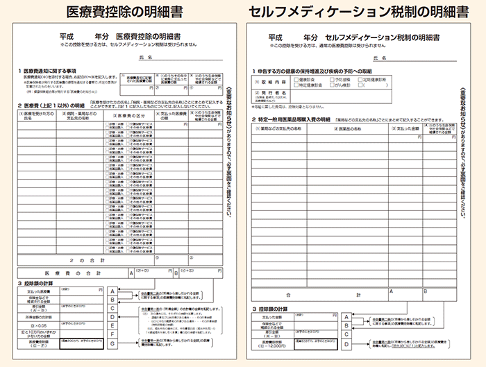 控除 明細 の 書 医療 費