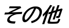 その他